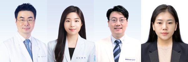 [사진] 분당서울대병원 혈액종양내과 김지원 교수, 병리과 나희영 교수, 혈액종양내과 강민수 교수, 이주현 연구원(왼쪽부터)