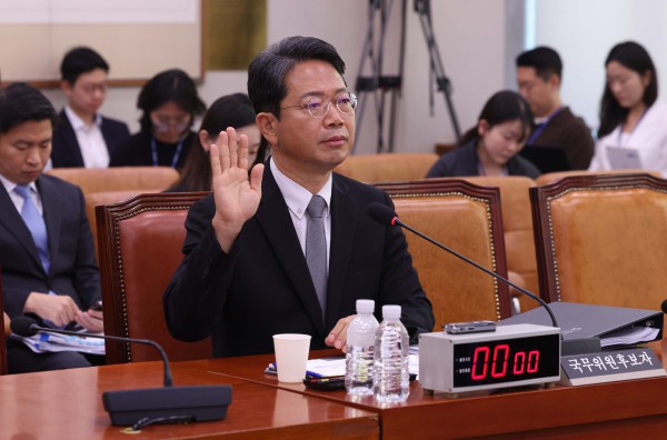 [사진] 15일 김승원 법무부 장관 후보자가 인사청문회 모습