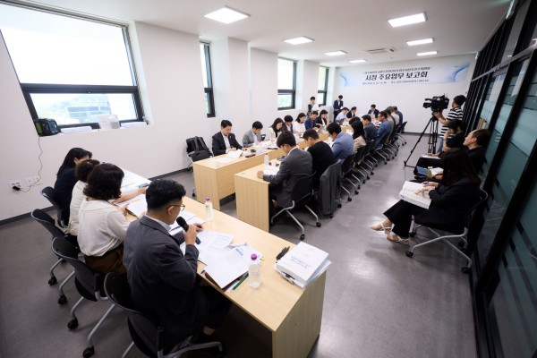 [사진] 양주시장직 인수위, 시정 업무 보고 