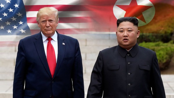 [사진] 도널드 트럼프 미국 대통령(왼쪽)과 김정은 북한 국무위원장