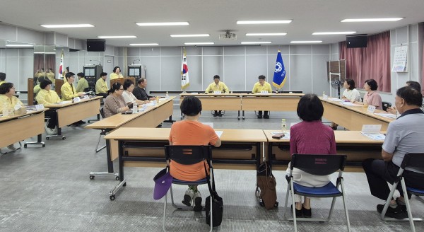 [사진] 안양시, 행안부와 ‘주민대피지원단 운영 활성화’ 현장간담회 모습