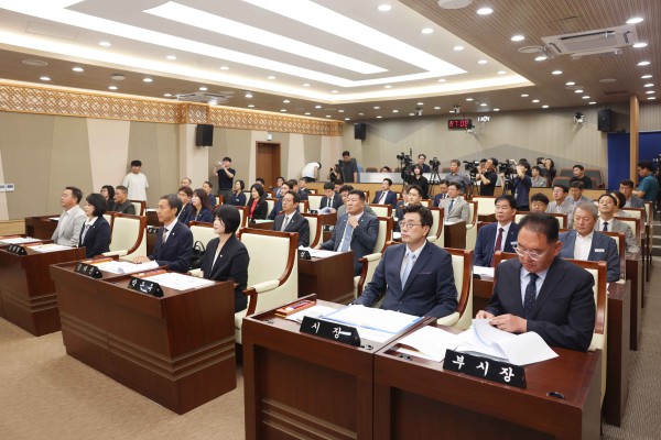 [사진] 제265회 임시회 제2차 본회의 전경