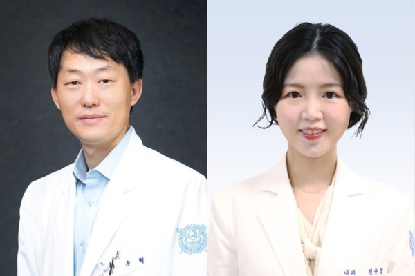 분당서울대병원 소화기내과 윤혁 교수(왼쪽), 전유경 교수(오른쪽)