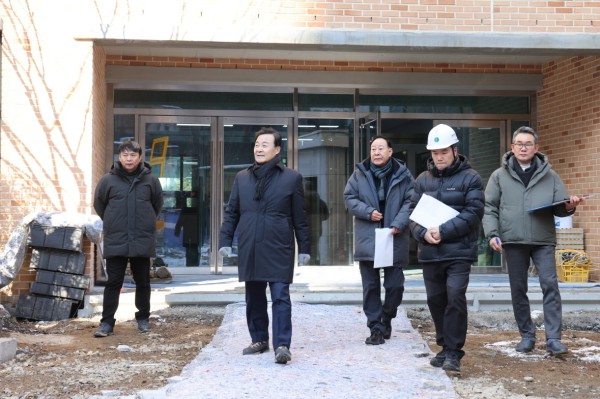 김성제 의왕시장 3월 개교 학교 현장점검_백운호수중학교